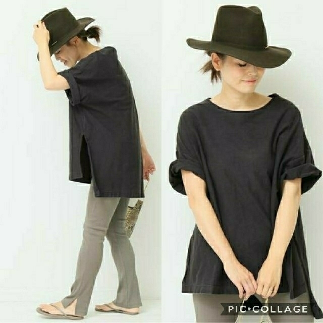 DEUXIEME CLASSE(ドゥーズィエムクラス)の新品未使用【Deuxieme Classe】CALUX BIG Tシャツ レディースのトップス(シャツ/ブラウス(長袖/七分))の商品写真