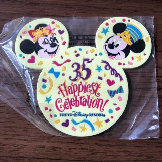 ディズニー(Disney)の9/18まで値下げ☆ディズニーランド 35周年 スーベニアコースター(キャラクターグッズ)