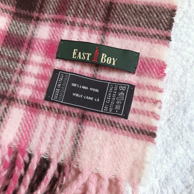 EASTBOY(イーストボーイ)のEAST BOY マフラー　ピンク♩ レディースのファッション小物(マフラー/ショール)の商品写真