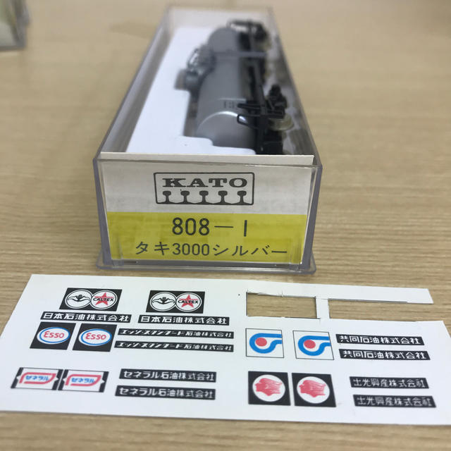 KATO`(カトー)のNゲージ KATO 808-1 タキ3000 シルバー エンタメ/ホビーのテーブルゲーム/ホビー(鉄道)の商品写真