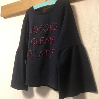 ピンクラテ(PINK-latte)のピンクラテ　フレアスリーブプルオーバー　M(165)(Tシャツ/カットソー)