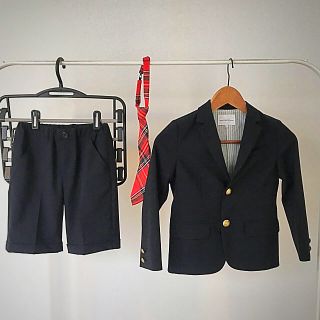 ユナイテッドアローズグリーンレーベルリラクシング(UNITED ARROWS green label relaxing)のグリーンレーべルリラクシング キッズフォーマル スーツ 125㎝ ネイビー(ドレス/フォーマル)