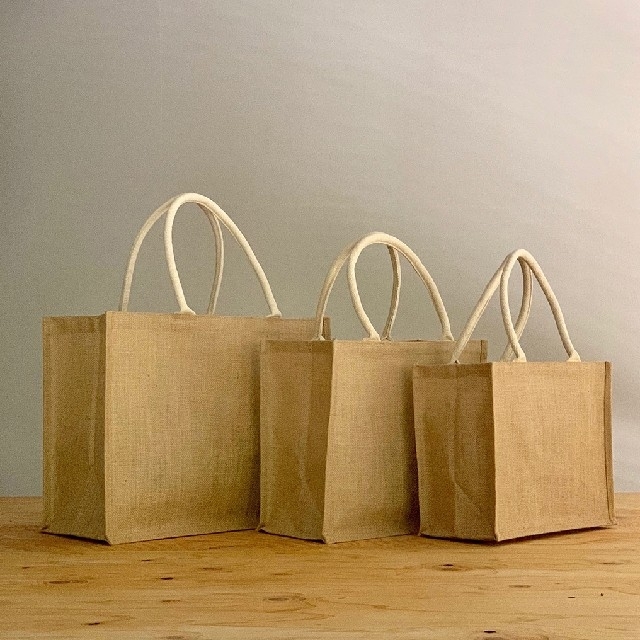 MUJI (無印良品)(ムジルシリョウヒン)の無印良品 ジュートマイバッグ エコバッグ A4   レディースのバッグ(トートバッグ)の商品写真