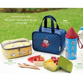 サマンサモスモス(SM2)のMoomin×Samansa Mos2 北欧風デザインの保冷バッグ3点セット(弁当用品)