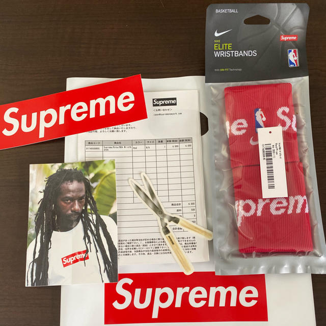 Supreme Nike NBA Wristbands ナイキ リストバンド 赤