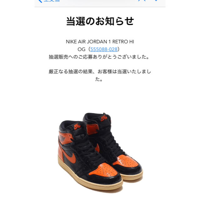 メンズNIKE AIR JORDAN1 RETRO HIGH OG