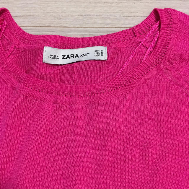 ZARA(ザラ)のザラ 薄手ニット レディースのトップス(カットソー(長袖/七分))の商品写真