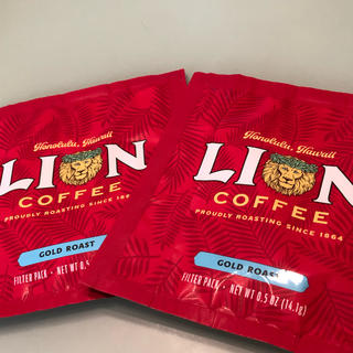 ライオン(LION)のLION コーヒー　2袋(コーヒー)