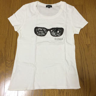 ソニアリキエル(SONIA RYKIEL)のSONIA デザインTシャツ(Tシャツ(半袖/袖なし))