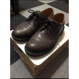 ドクターマーチン(Dr.Martens)の【正直限定価格】Dr.martens 3ホール チャコール テンパリー UK6(ローファー/革靴)