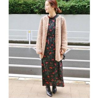 イエナ(IENA)の新品 IENA MAISON ANJE HAND KNIT ニットカーディガン(カーディガン)