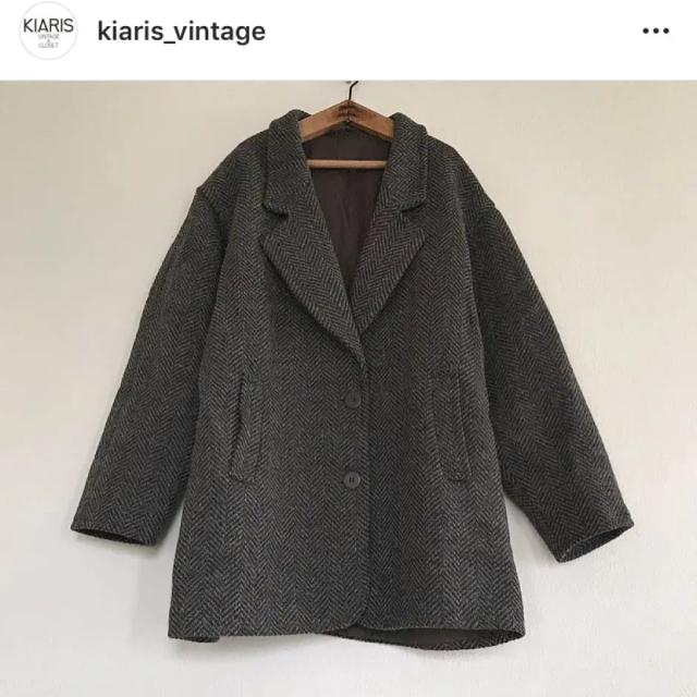 kiaris vintage へリボーンジャケットコート