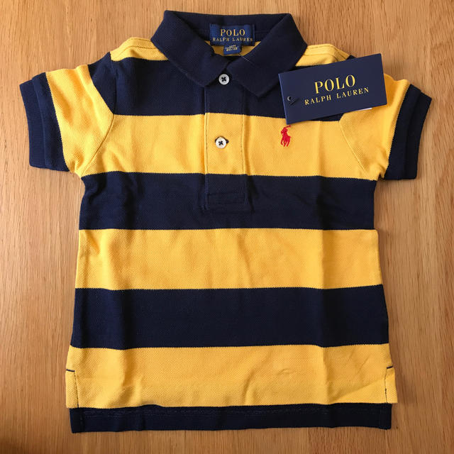 POLO RALPH LAUREN(ポロラルフローレン)のお値下げしました！ポロ ベビーポロシャツとチノハーフパンツ キッズ/ベビー/マタニティのベビー服(~85cm)(シャツ/カットソー)の商品写真