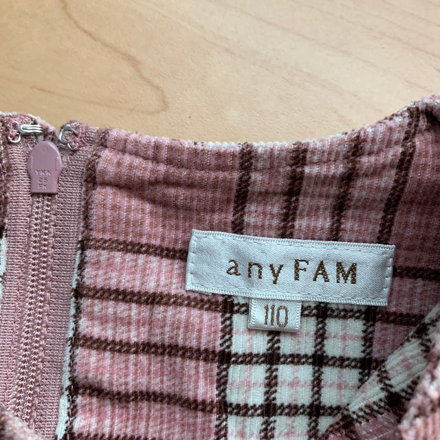 anyFAM(エニィファム)のany FAM ワンピース 110センチ キッズ/ベビー/マタニティのキッズ服女の子用(90cm~)(ワンピース)の商品写真