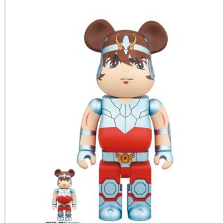 メディコムトイ(MEDICOM TOY)のベアブリック  be@rbrick 天馬星座の星矢　100 400%(キャラクターグッズ)