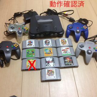 ニンテンドウ64(NINTENDO 64)のニンテンドー64  動作確認済(家庭用ゲーム機本体)