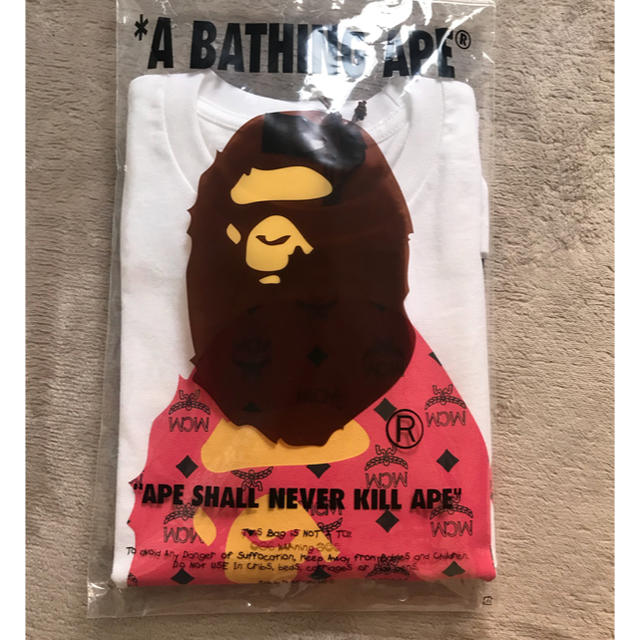 MCM × BAPE® BY BATHING TEE COLOR:PINK