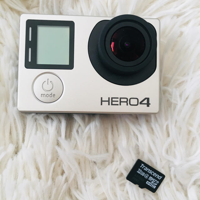 コンパクトデジタルカメラゴープロ4 GoPro HERO 4 ブラックエディション 正規品自撮り棒付き