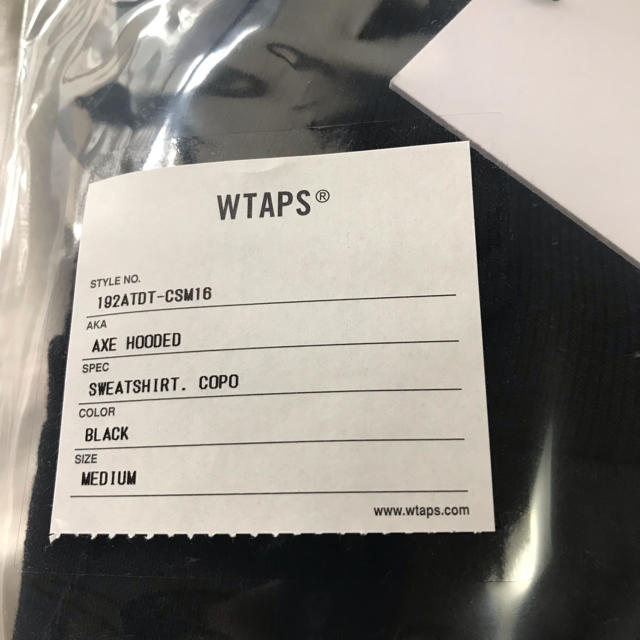 W)taps(ダブルタップス)のWtaps 19AW AXE. Design hooded 01 メンズのトップス(パーカー)の商品写真