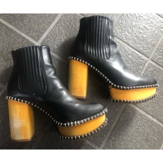 マウジー(moussy)のmoussy side gore wood sole boots ブーツ(ブーツ)