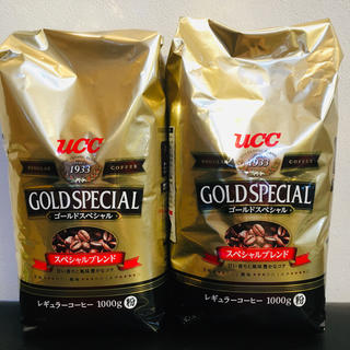 ユーシーシー(UCC)の未開封　大容量　UCCゴールドスペシャル　スペシャルブレンド　粉1kg×2個(コーヒー)