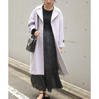 スピックアンドスパン(Spick & Span)のSpick and Span♡ピークドカラーコート(ロングコート)