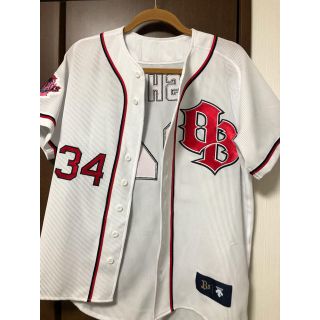 オリックスバファローズ(オリックス・バファローズ)のプレミア12出場。オリックス2018年ハイクラスユニフォーム　吉田正尚(応援グッズ)