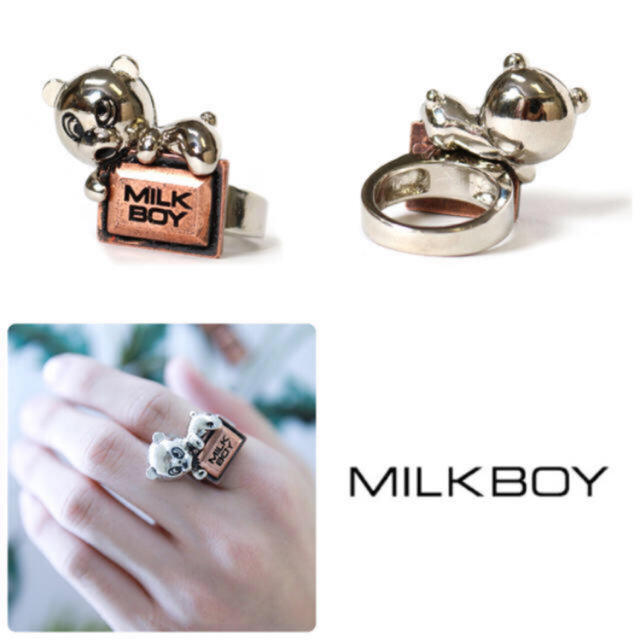 MILKBOY(ミルクボーイ)のMILK BOY ミルクボーイ チョコレートベアリング！ Mサイズ、13号　 メンズのアクセサリー(リング(指輪))の商品写真