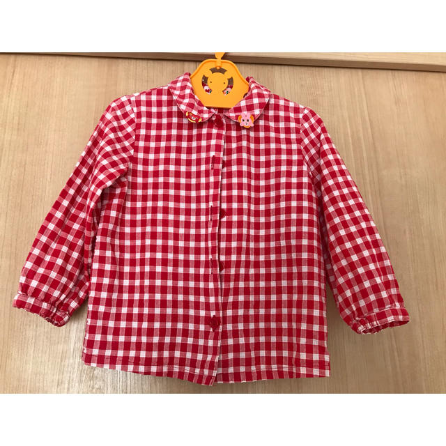 mikihouse(ミキハウス)のミキハウス☆ブラウス 100size キッズ/ベビー/マタニティのキッズ服女の子用(90cm~)(ブラウス)の商品写真