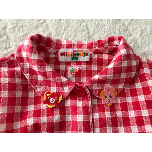 mikihouse(ミキハウス)のミキハウス☆ブラウス 100size キッズ/ベビー/マタニティのキッズ服女の子用(90cm~)(ブラウス)の商品写真