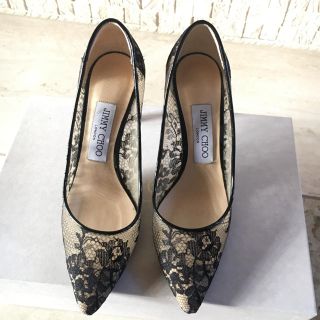 ジミーチュウ(JIMMY CHOO)のジミーチュウ◇ROMY85 レース(ハイヒール/パンプス)