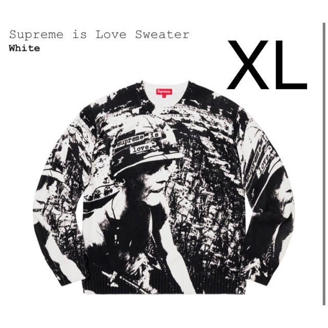 希少 XL supreme is love セーター