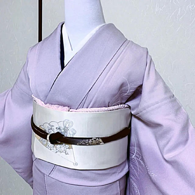 紫の蔦模様付下げ着物の通販 by LINLIN♡｜ラクマ 高品質格安