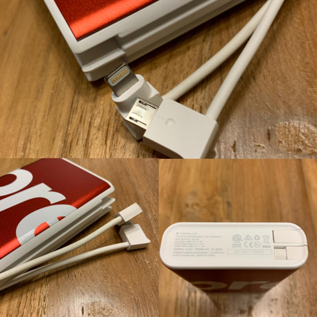 Supreme(シュプリーム)のSupreme Mophie モバイルバッテリー スマホ/家電/カメラのスマートフォン/携帯電話(バッテリー/充電器)の商品写真