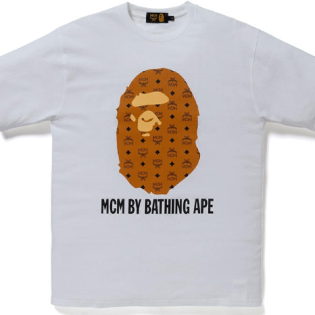 A BATHING APE(アベイシングエイプ)のa.o様専用　BAPE ×  MCM 限定Tシャツ メンズのトップス(Tシャツ/カットソー(半袖/袖なし))の商品写真