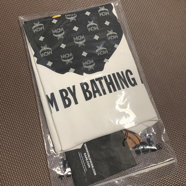 新品　正規品　bape  mcm Tシャツ　Ｍサイズ