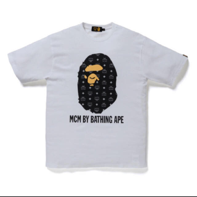 新品　正規品　bape  mcm Tシャツ　Ｍサイズ