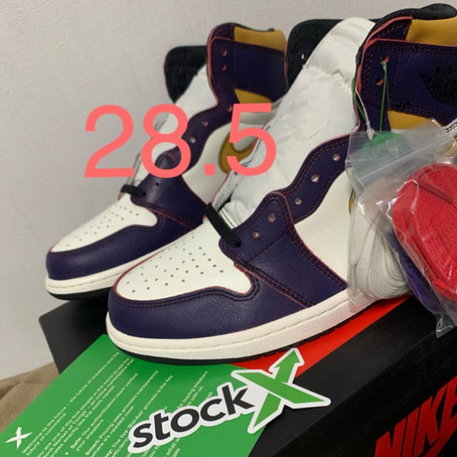 NIKE(ナイキ)のAIR JORDAN1 LA to CHICAGO ジョーダン1 Lakers メンズの靴/シューズ(スニーカー)の商品写真