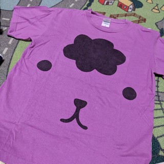 カピバラさん　Tシャツ　リーゼントくん　紫(Tシャツ(半袖/袖なし))