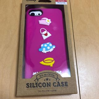 ディズニー(Disney)のiPhone8.iphone7 ミニー　シリコン(iPhoneケース)