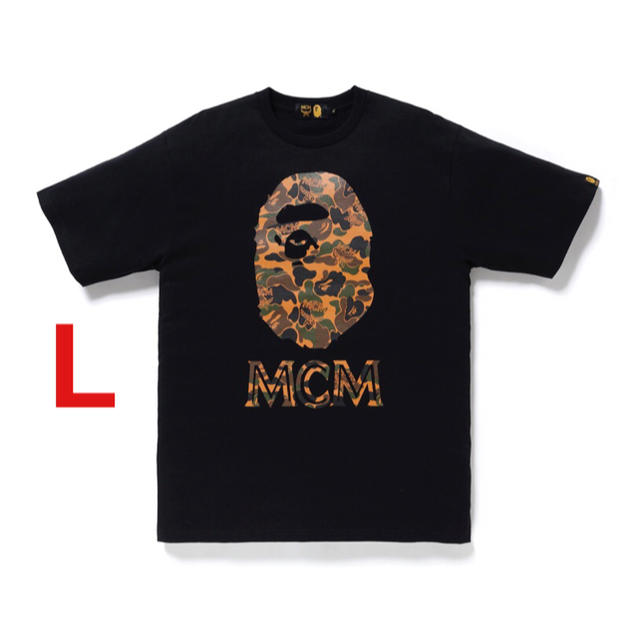 MCM × BAPE CAMO APE HEAD TEE  Tシャツ L新品未使用購入先