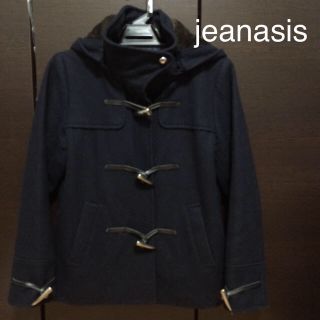 ジーナシス(JEANASIS)のjeanasisメタリックボタンダッフル(ダッフルコート)