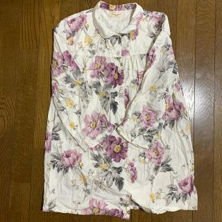 ローラアシュレイ(LAURA ASHLEY)の花柄ミニ丈ワンピース(ミニワンピース)