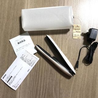 ムジルシリョウヒン(MUJI (無印良品))の【美品】無印良品　コードレス　ヘアアイロン(ヘアアイロン)