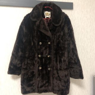 vintage フェイクファーコート fakefur coat(毛皮/ファーコート)