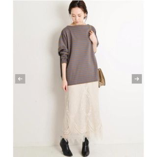 イエナ(IENA)のIENA 別注 BIG MARINE BOATNECK プルオーバー◆(カットソー(長袖/七分))