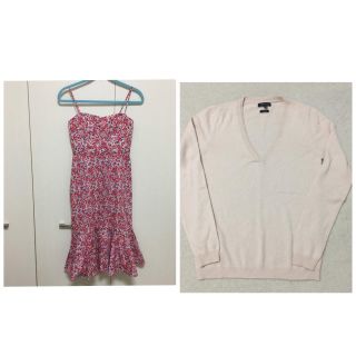 ジェイクルー(J.Crew)の【mars様専用】ジェイクルーワンピ&MassimoDuttiニット(ひざ丈ワンピース)