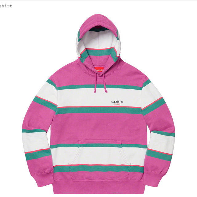 supreme ボーダー 新品 Stripe Hooded Sweatshirt