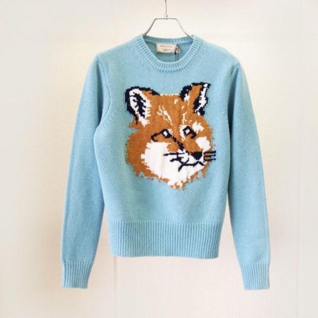 MAISONKITSUNEメゾンキツネ　fox head sweater セーター