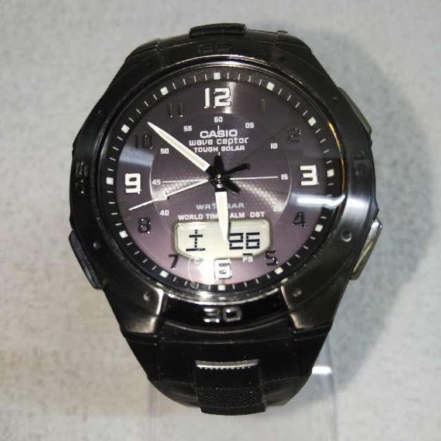 CASIO(カシオ)のカシオ wave ceptor WVA-470BJ-1A2JF 電波ソーラー メンズの時計(腕時計(アナログ))の商品写真